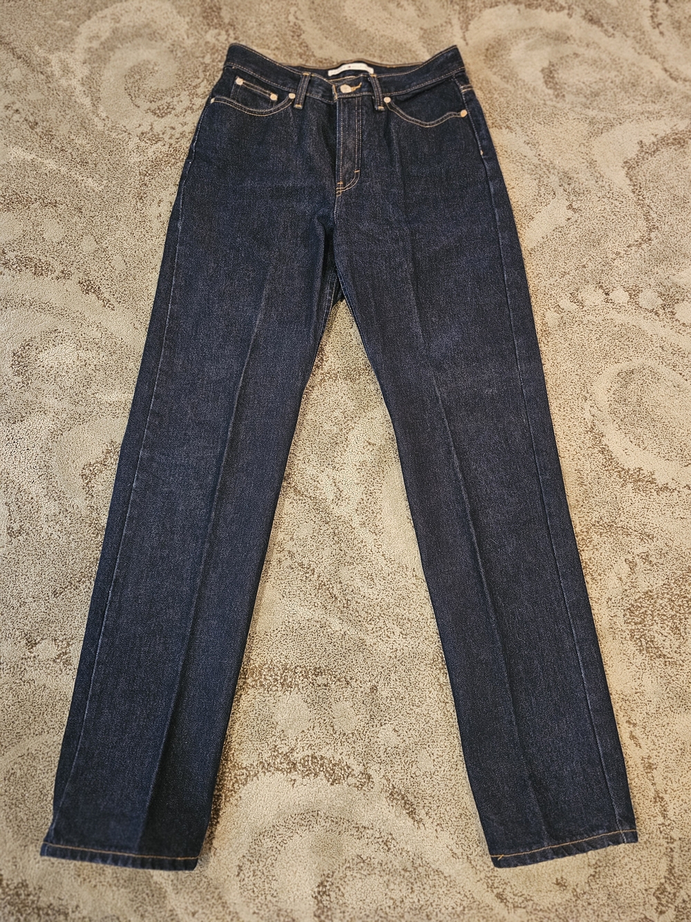 Tommy Hilfiger Dark Indigo Straight-Leg Jeans Size 10